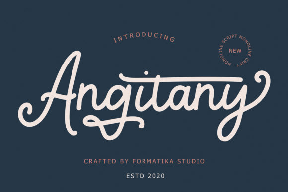Angitany: A Stylish Font for Business Branding