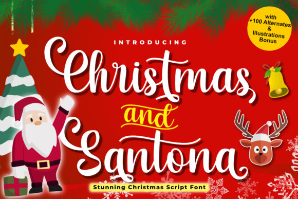 Christmas and Santona Font Review