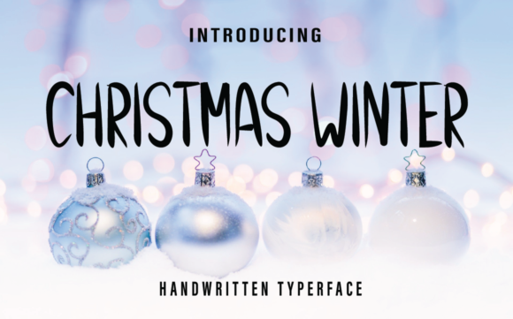 Christmas Winter Font Review