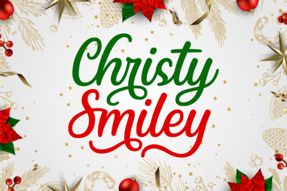 Christy Smiley Font for Creative Makers