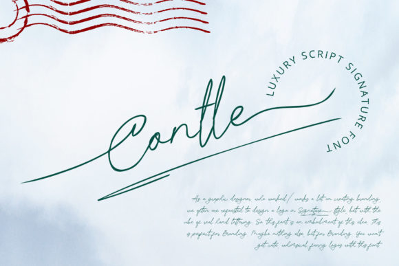 Contle: A Stylish Script Font for Creative Projects