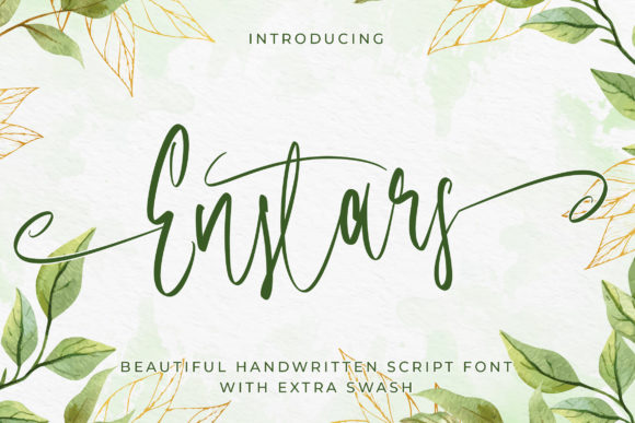 Enstars: A Stylish Handwritten Font
