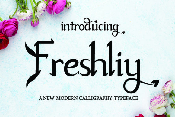 Freshliy: A Flowing Script for Creative Branding