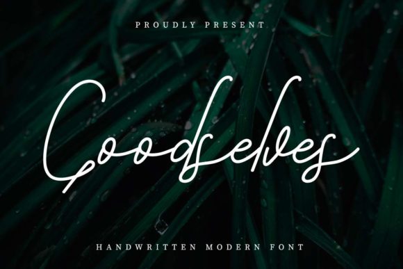 Goodselves: A Handwritten Font for Web Design