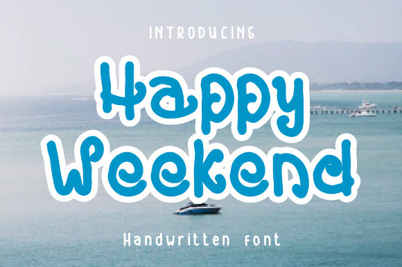Happy Weekend Font for Creative Makers