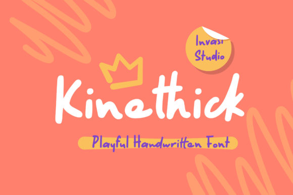 Kinethick: A Playful Font for Creative Campaigns