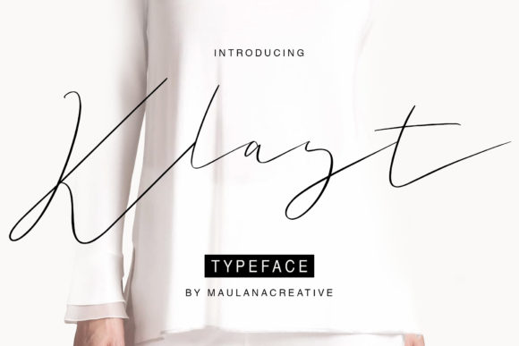 Klast: A Flowing Script Font for Creative Campaigns