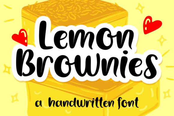 Lemon Brownies Font for Business