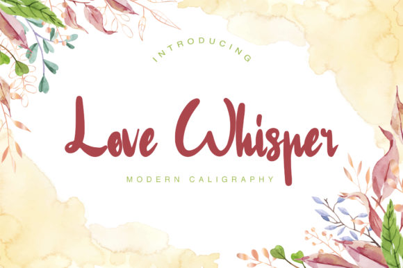 Love Whisper Font for Romantic Branding