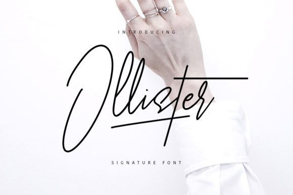 Ollister: A Handwritten Font for Creative Makers