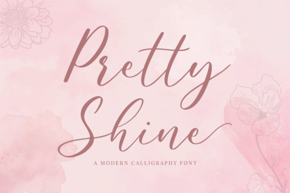 Pretty Shine: A Delicate Font for Creative Marketing
