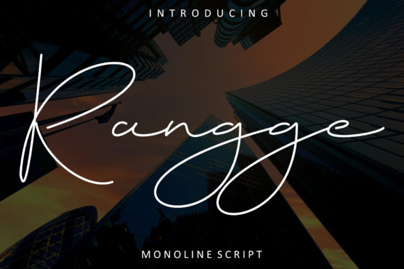 Rangge: A Font for Polished Branding