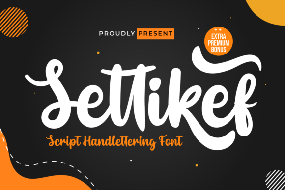Settikef: A Flowing Script Font